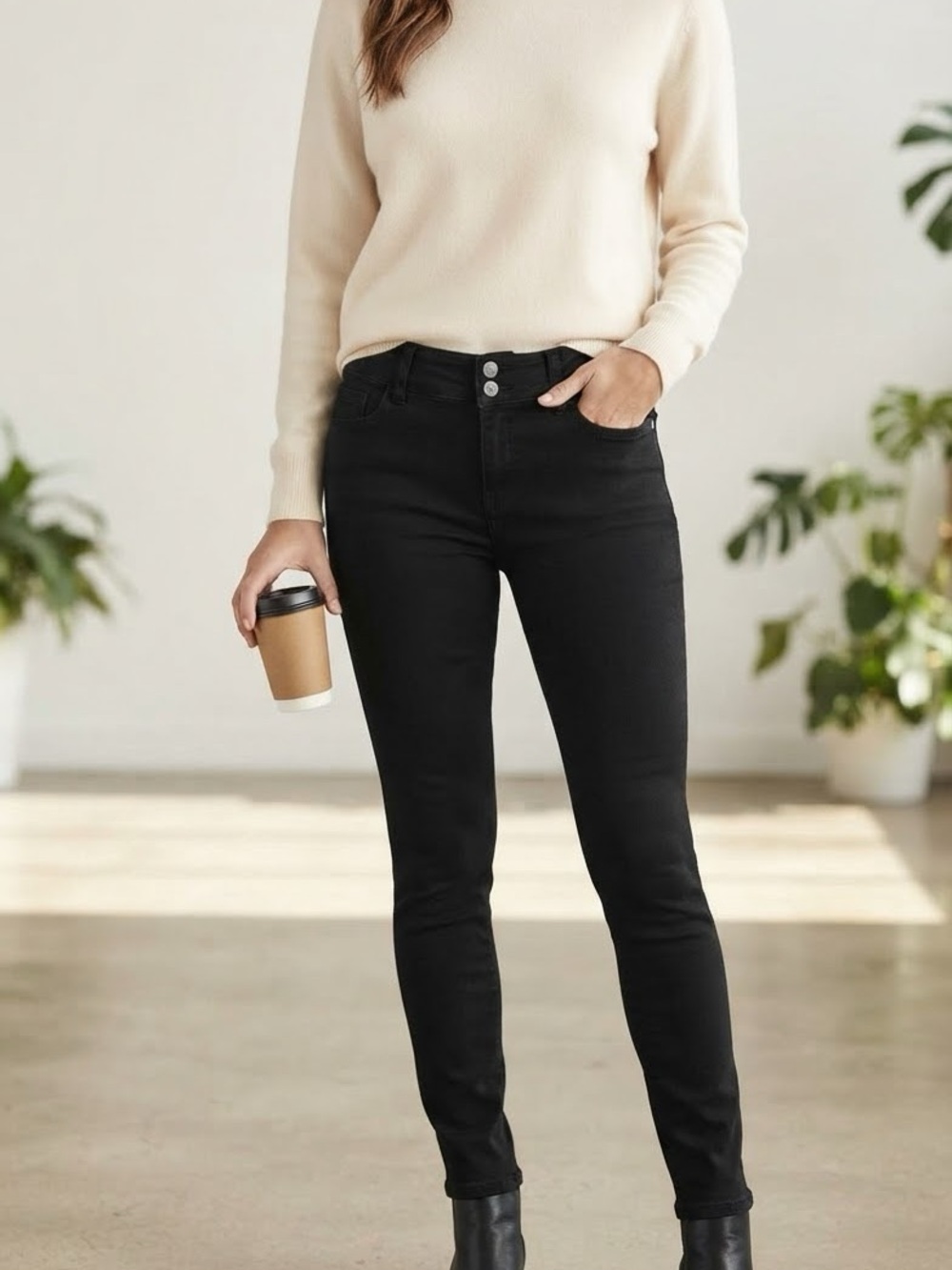 Wallflower Woman’s Black Skinny Jeans